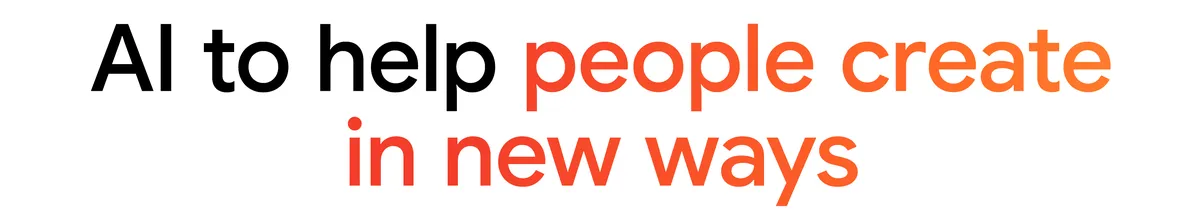AI to help people create in new ways