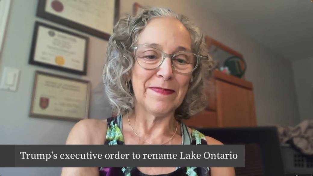 Click to play video: 'Linguistics professor analyzes Trump’s decision to rename Lake Ontario'