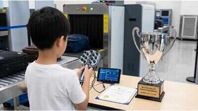 Meet 10-year-old Hsu Ting-wei, winner of top Silicon Valley invention award, for building an AI 'electronic nose' that samples air behind X-ray baggage scanners