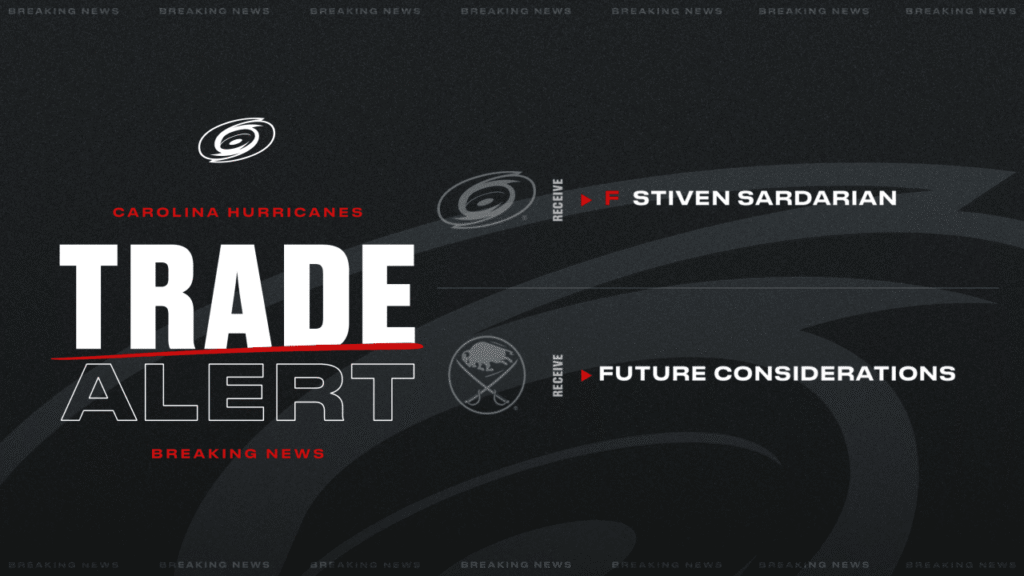 Canes Acquire Stiven Sardarian From Buffalo Canes Acquire Stiven Sardarian From Buffalo