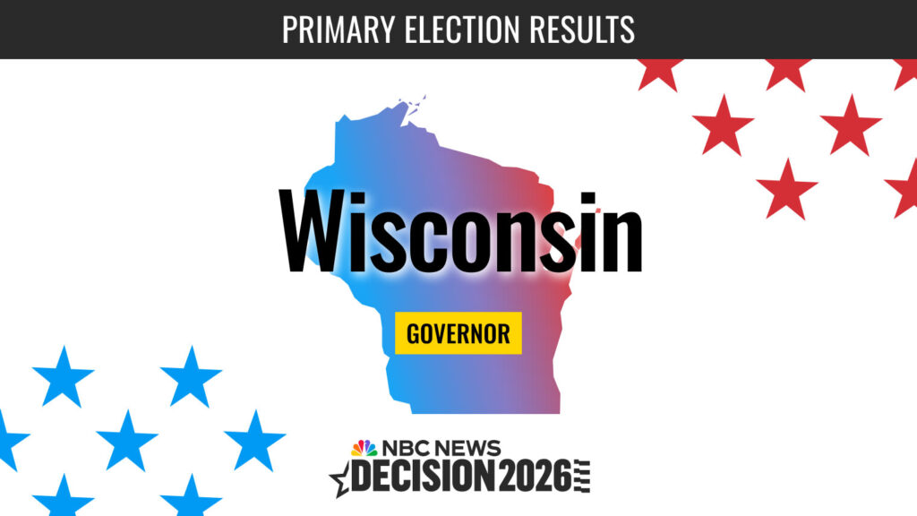 Wisconsin Governor Primary Election 2026 Live Results: Hong, Tiffany and More