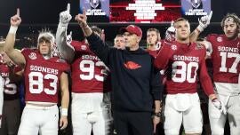 A united front: Brent Venables, Oklahoma's new AD face the SEC's hardest questions together