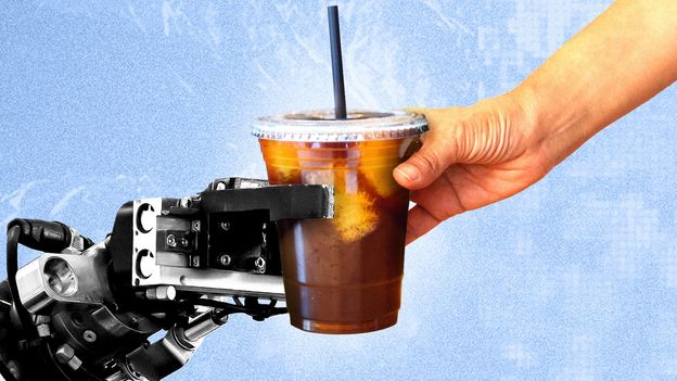 Robots are asking for tips. But who actually gets the money? Robots are asking for tips. But who actually gets the money?