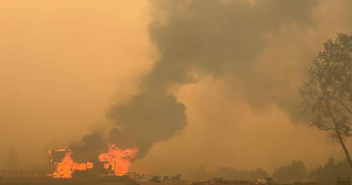 Massive Pear Lake wildfire devastates Clinton ranch as owner fights flames Massive Pear Lake wildfire devastates Clinton ranch as owner fights flames