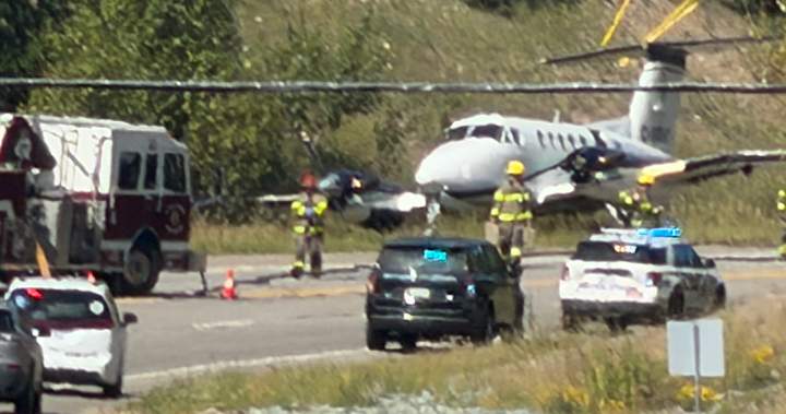 1 person dead after plane makes emergency landing on Prince George road 1 person dead after plane makes emergency landing on Prince George road