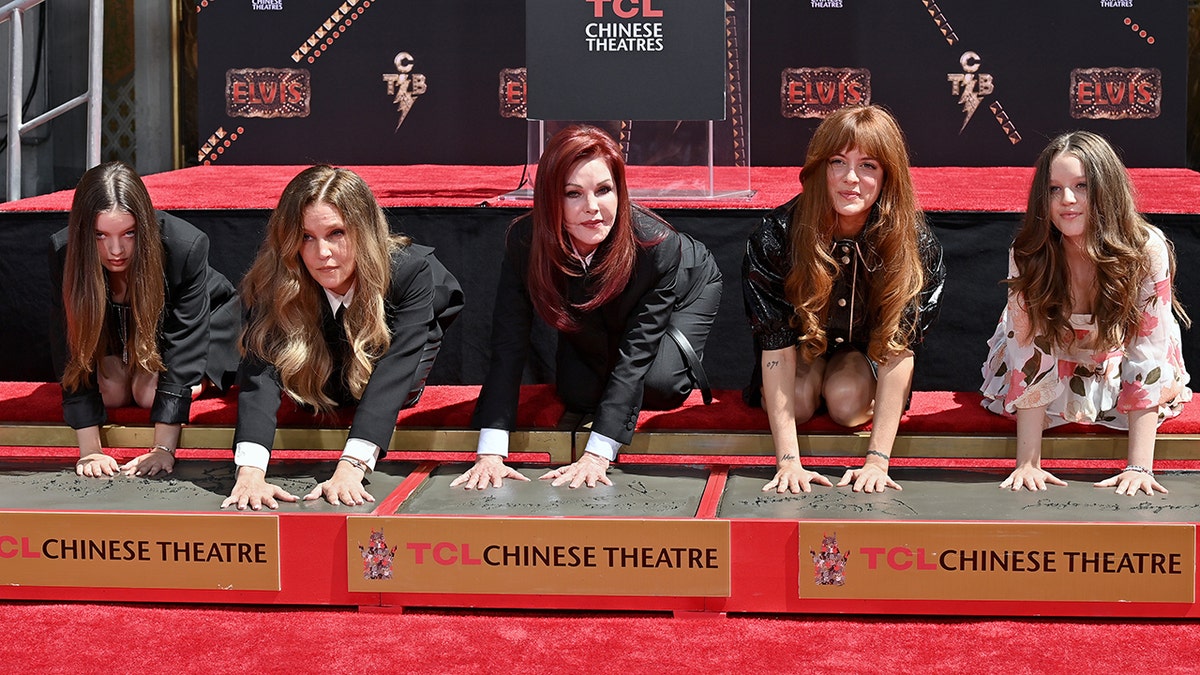 TCL Chinese Theatre Hosts Handprint Ceremony Honoring Priscilla Presley, Lisa Marie Presley And Riley Keough