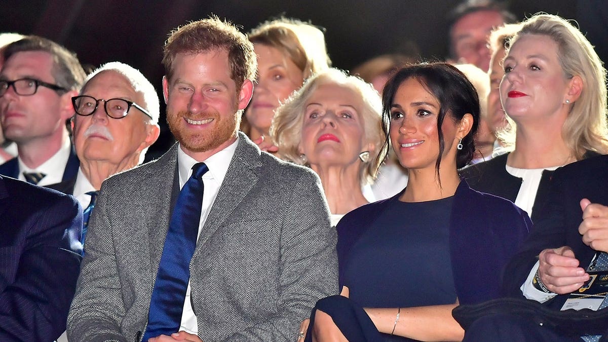 Prince Harry and Meghan, Duchess of Sussex, attend the Invictus Games Opening Ceremony in Sydney.