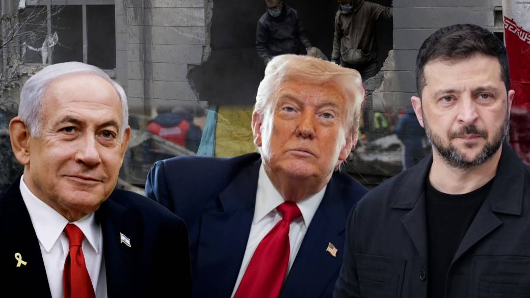Click to play video: 'White House hosts high-stakes war meetings with Zelenskyy, Netanyahu'