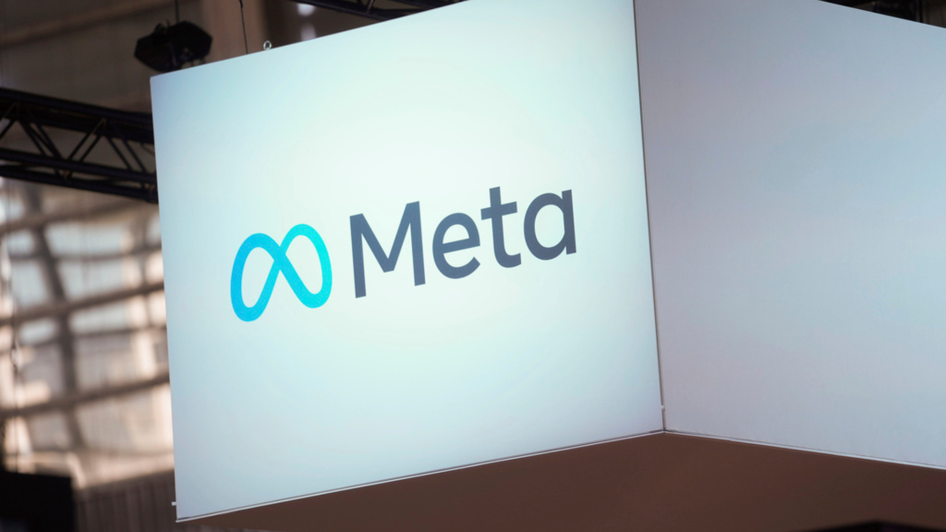 The Meta logo.
