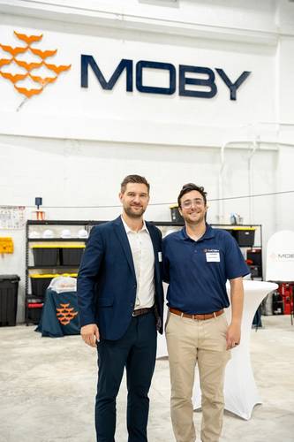 L to R: MOBY Robotics co-founders Alexander Petersen, CEO, and Nate Clemett, CTO.
Image courtesy MOBY Robotics