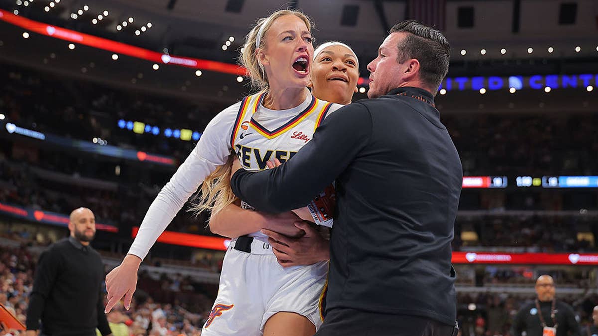 Sophie Cunningham #8 of the Indiana Fever