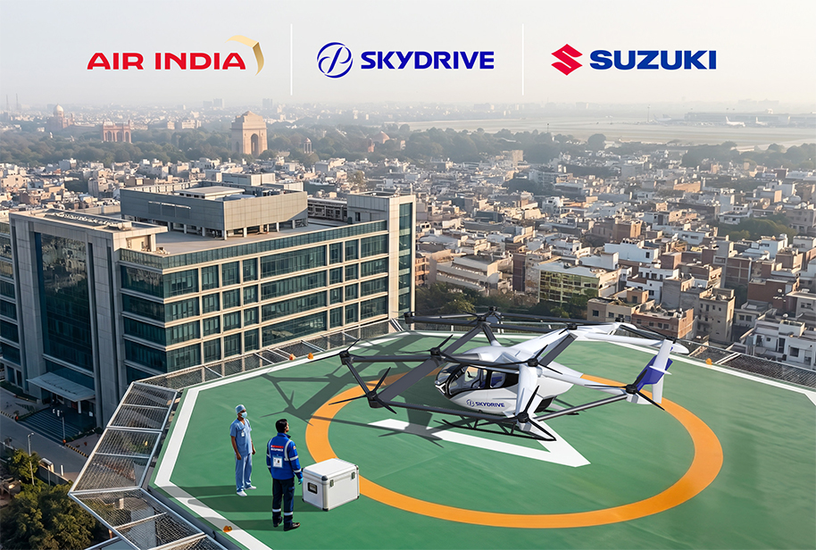 Air India, SkyDrive & Suzuki Explore eVTOLs for Emergency Medical Deliveries Air India, SkyDrive & Suzuki Explore eVTOLs for Emergency Medical Deliveries