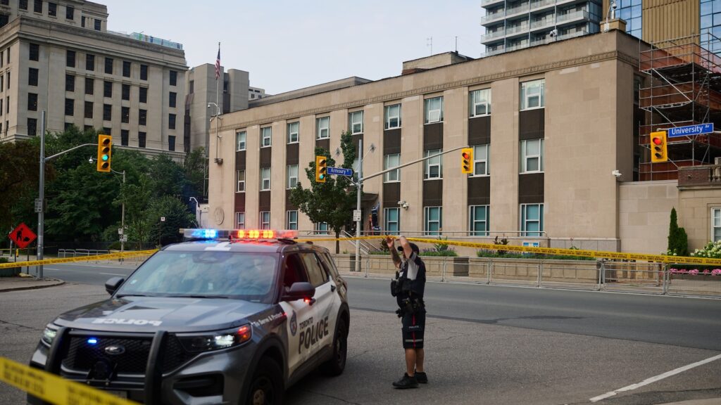 Toronto police arrest 2 in July shooting at US Consulate, cite gun-for Toronto police arrest 2 in July shooting at US Consulate, cite gun-for