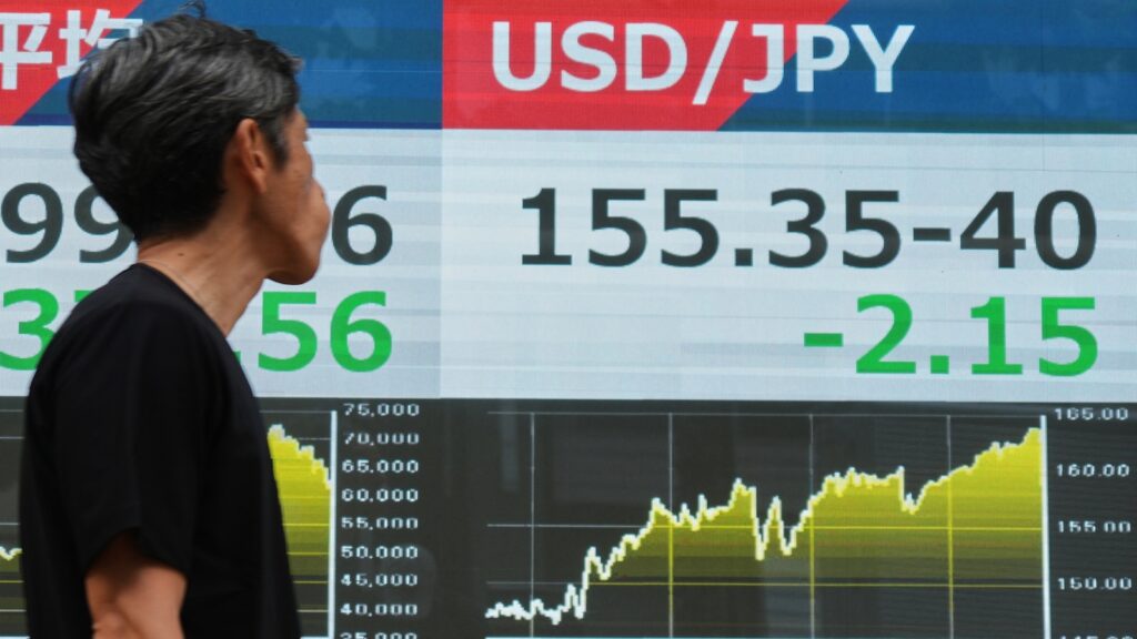 US dollar weakens sharply against the Japanese yen US dollar weakens sharply against the Japanese yen