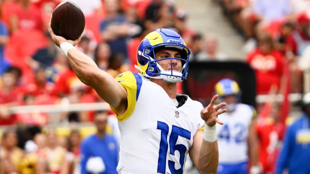 Rams rookie QB Ty Simpson shines with two touchdown passes in preseason debut vs. Chiefs